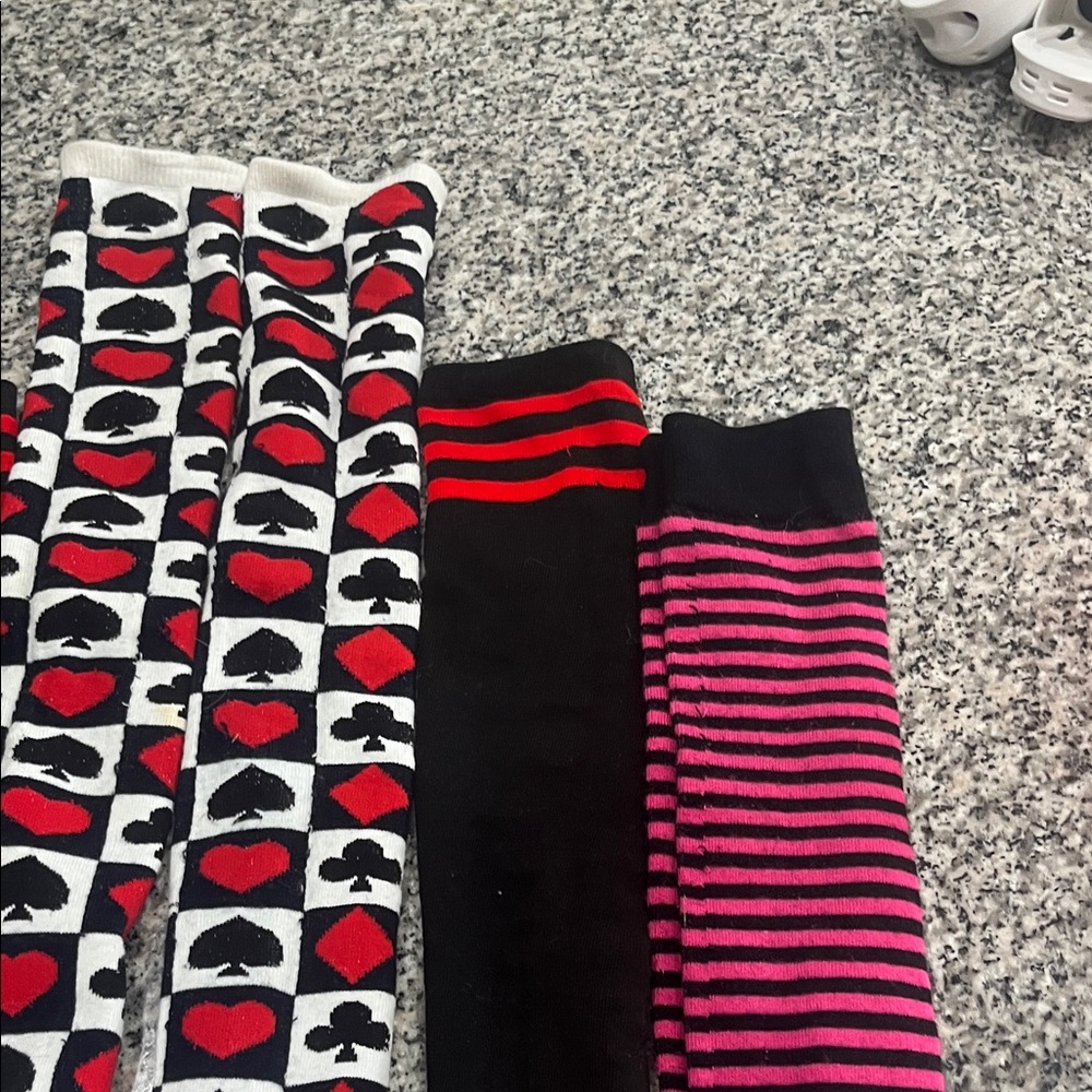 Assorted Patterned Knee-High Socks Set - Picture 4 of 16